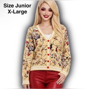 Hazbin Hotel Lucifer Morningstar's Rubber Duck Crop Cardigan